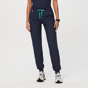 FIGS FREEx lined Zamora jogger scrub pants -Navy